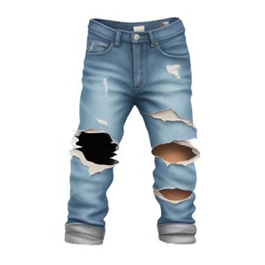 Ripped jeans sticker