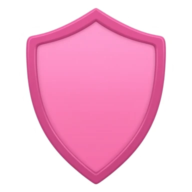 baby pink shield generic sticker