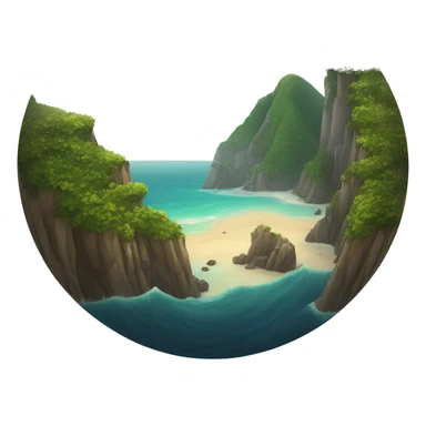 Bíblia grande em cima do oceano  sticker