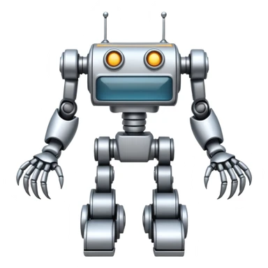 tall claw robot sticker