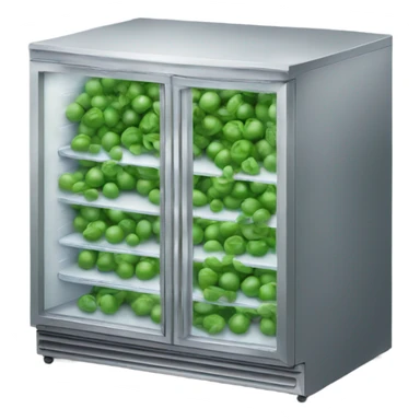 Pea in the freezer sticker