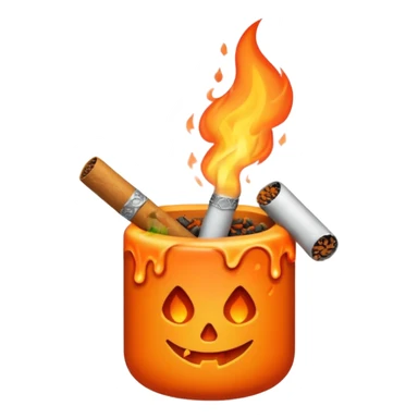 a joint by itself burning sticker