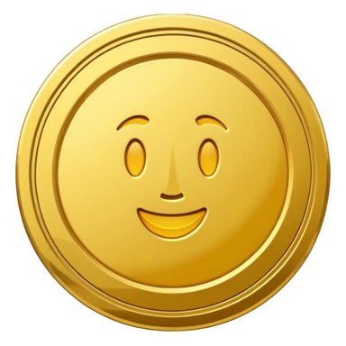 create a gold coin sticker