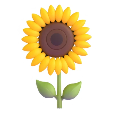 beautiful sunflower sticker