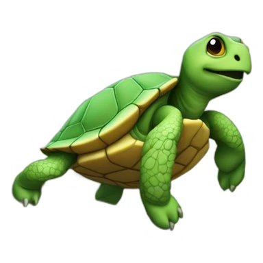 Tortue sur un arbre sticker