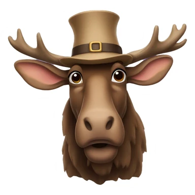 A well educated moose sticker