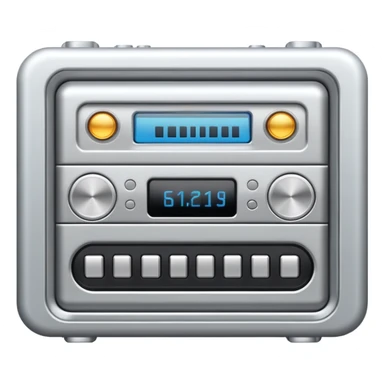 Bars on a stereo  sticker