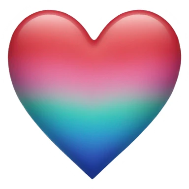 Colorfull heart sticker