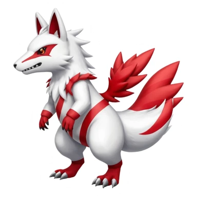 Reshiram-Zangoose-Fusion (full body) sticker