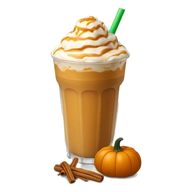 Pumpkin spiced frappe  sticker