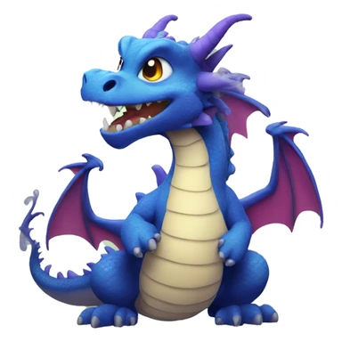 Dragon with smoke  sticker