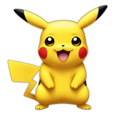 Pikachu hed sticker