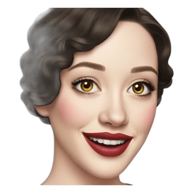 Kat dennings very happy sticker
