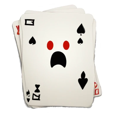 Carta de poker sticker
