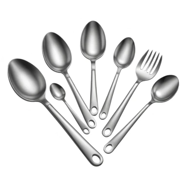 differnt type of spoon sticker