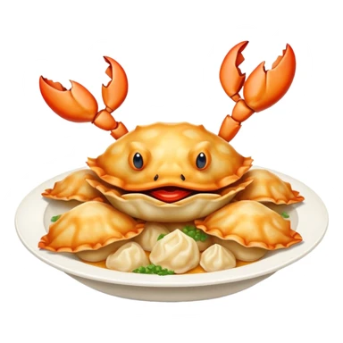 Crab ragoon sticker