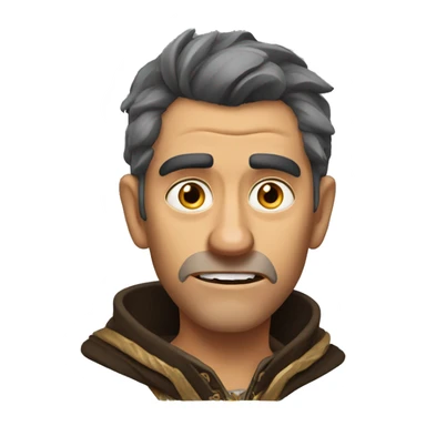 Hawke with a wow surprised expression sticker