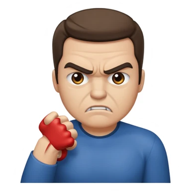 Angry fuck you sticker