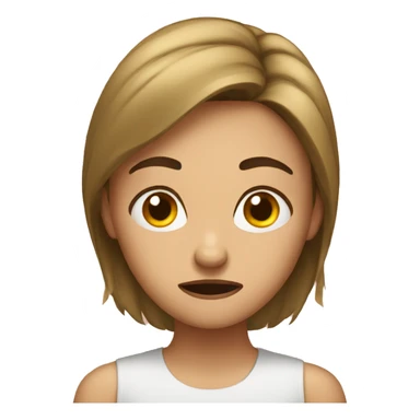 frustrated woman  sticker