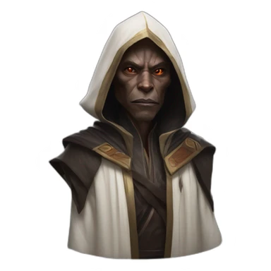 hyperrealist sith jedi in world of warcraft sticker