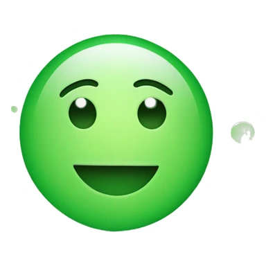 smiling face with green check mark circles instead of eyes sticker