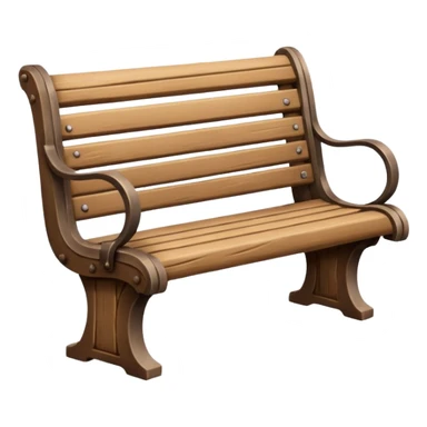 park bench sticker