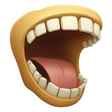 Jaw falling to the floor  sticker