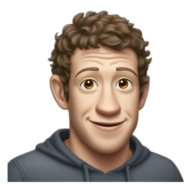 Gorilla with Mark Zuckerberg sticker