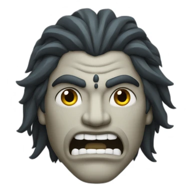 Angry lord shiva sticker