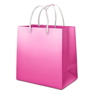 Pink Christmas gift bag  sticker