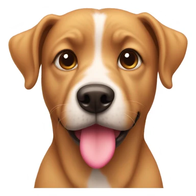 Dog with heart eyes sticker
