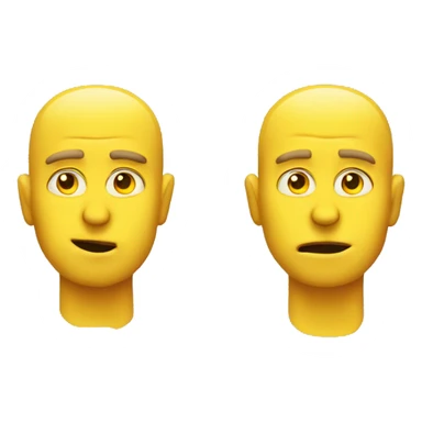 Regular yellow guy emoji but it’s a side eye sticker