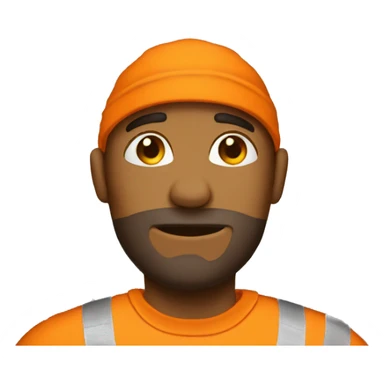 Orange prisoner sticker