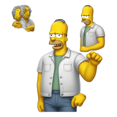 Les Simpson sticker