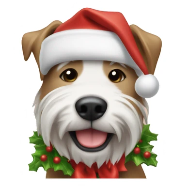 Christmas Dog ￼ sticker