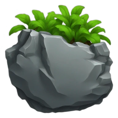 steel slag, breath, green plant sticker