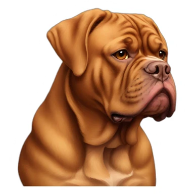 dogue de bordeaux sticker