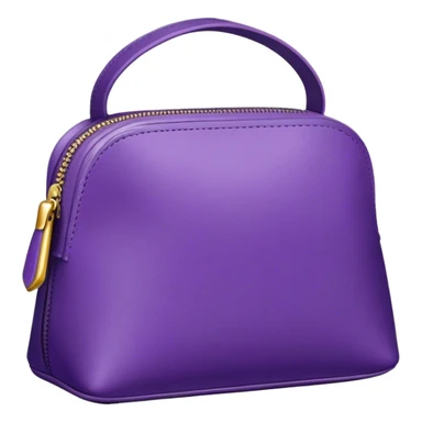 violet cosmetic bag sticker