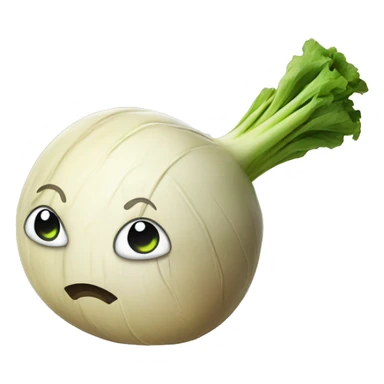 A halloween turnip sticker