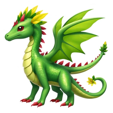 Shiny Exotic Flygon-Shaymin-Meganium-Hybrid-Creature sticker