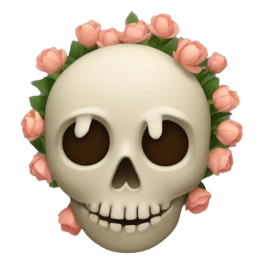 A boquete of dead flowers sticker