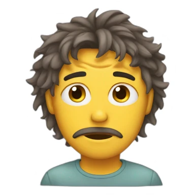 sleepless-tired-disheveled sticker