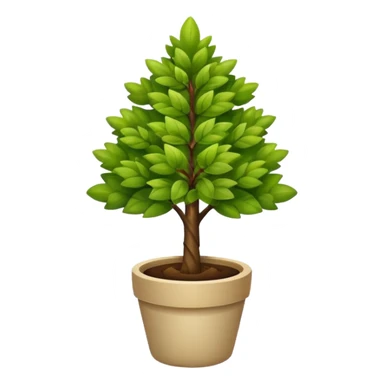 potted little tree sticker
