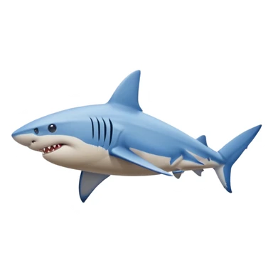 shark in the beach whit blum nike jordan sticker