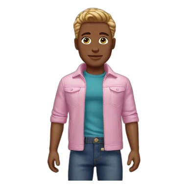 Ken doll sticker