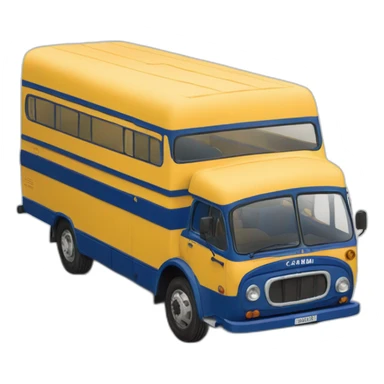 cabina camión Leyland Comet sticker