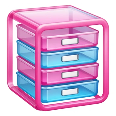 pink photo storage sticker