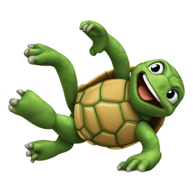 Turtle breakdancing  sticker
