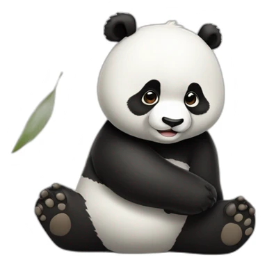 panda qui fais un pouce levé sticker