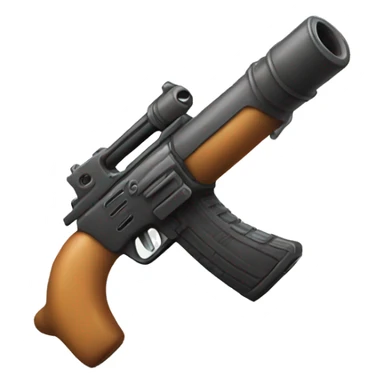 Worm with a gun sticker